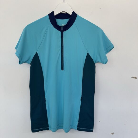 Title Nine Sunbuster 1/2 Zip Short Sleeve Sun Shirts Rash Guard Bundle Medium - Picture 2 of 13